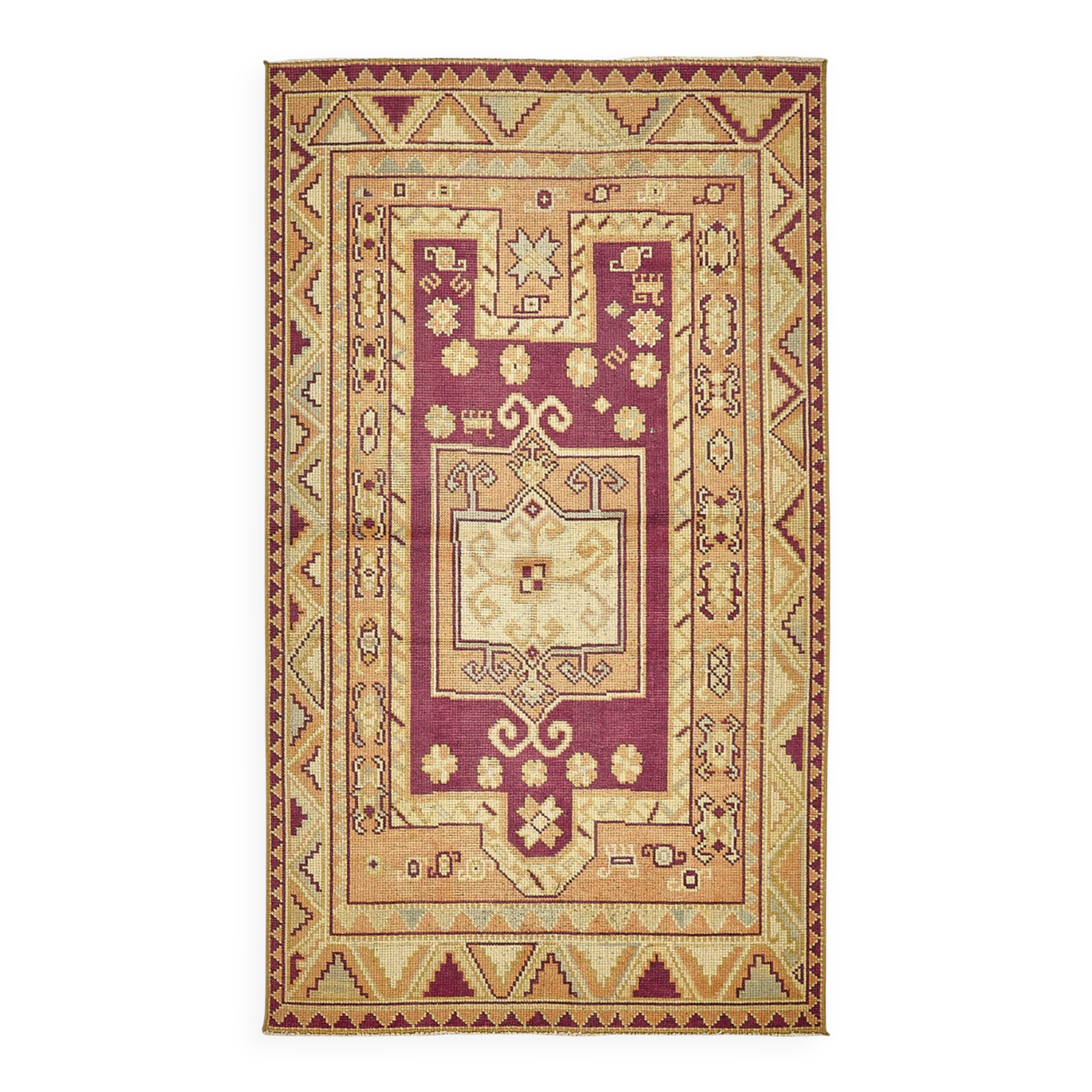 Turkish Vintage Anatolian Rug 90 cm x 154 cm