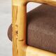 Danish Modern Pine  Armchair & Stool  by C. F. C. Silkeborg