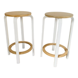 Pair of high stools