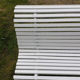 Old cast iron garden bench