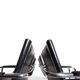 Matteo Grassi Set of 6 Visitor Chairs, Leather/Chrome Dining Chairs, 1970