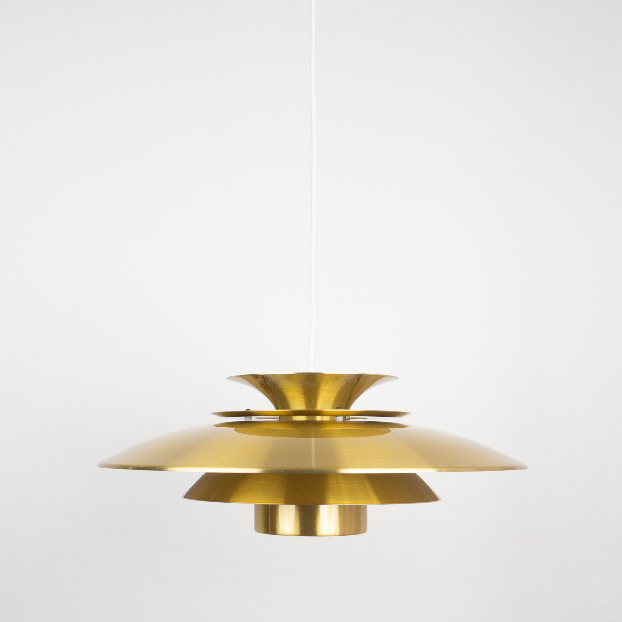 Danish vintage hanging lamp Roma by Junge, Denmark, 1980s