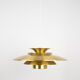 Danish vintage hanging lamp Roma by Junge, Denmark, 1980s