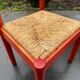 Lot of dining tables and 4 Vico Magistretti chairs from 1960.