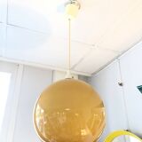 Space age orange pendant light, 1970