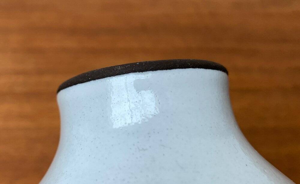 Mid-century German studio pottery vase by BKW Böttger Keramik Wandsbek, 1960s.