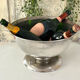 French champagne cooler bowl Leclerc Briant Vinum silver plated