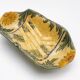 Antique asparagus dish in slip – Wasmuël, Belgium – circa 1880