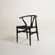 Set of 8 “Wishbone Chair” “CH24” chairs by Hans J. Wegner, 1990