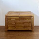 Bamboo chest of drawers