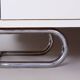 Bauhaus White Chrome-Plated Steel & Lacquered Wood Cabinet attributed to Vichr, 1930s