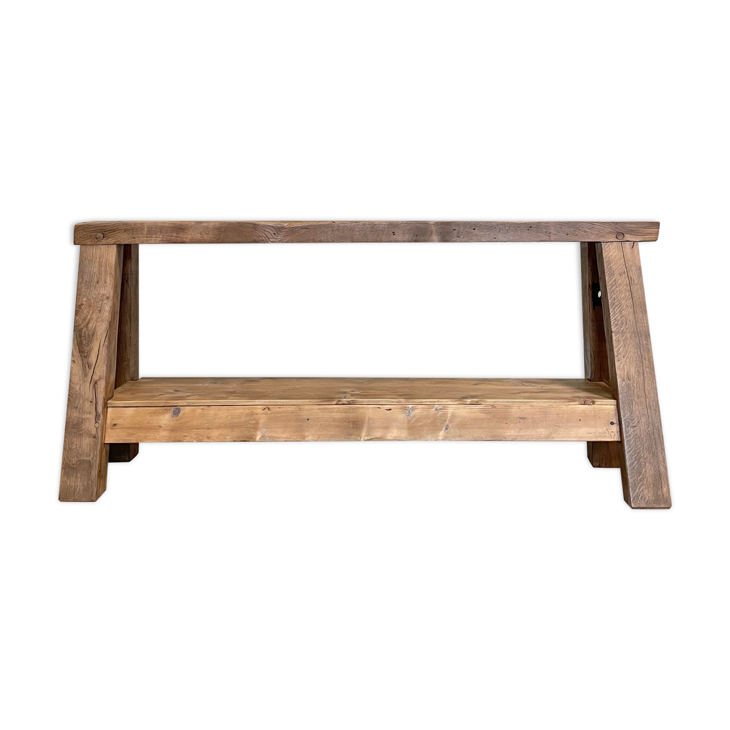 Workshop workbench in solid oak