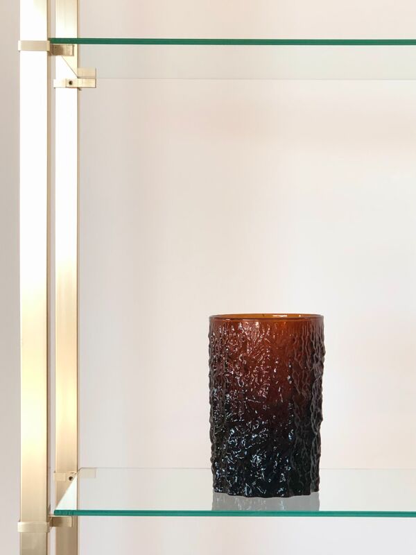 Etagère dorée par Pierre Vandel, France années 70