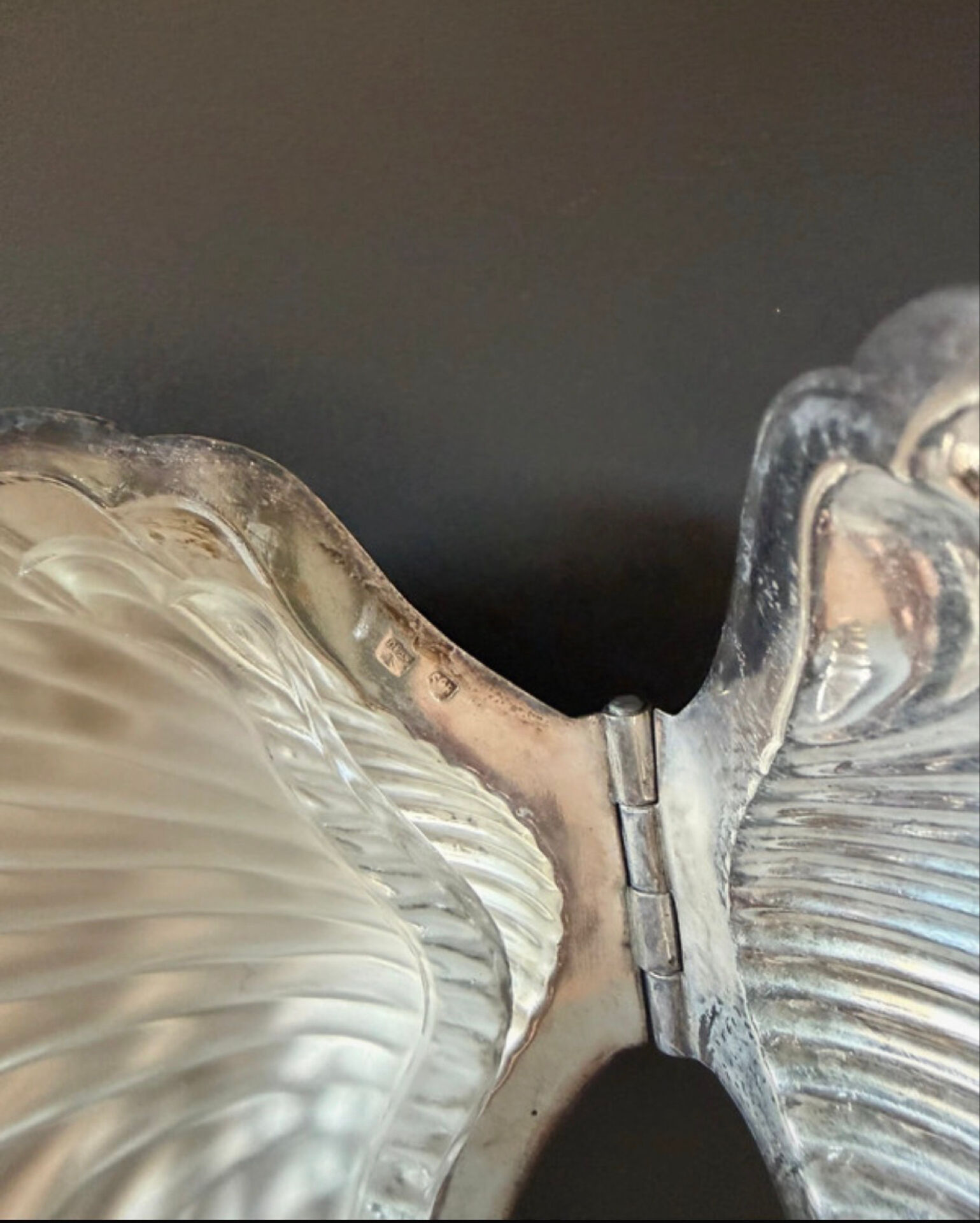 Shell Butter Dish & Vintage Toast Rack