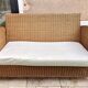 Rattan/wicker bench