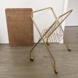 Vintage folding vinyl tray