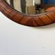 Vintage Mid Century Mirror with Inlaid Edge
