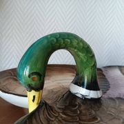 Vintage ceramic duck plate