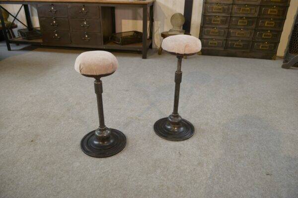 Pair of "Culbuto" dentist stools, 1950s