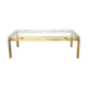 Brass coffee table by Guy Lefèvre
