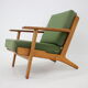 GE290 oak chair by Hans J Wegner for Getama Denmark