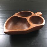 Exotic wooden servant dish