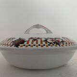Lot de 2 plats ronds et un saladier Orchies Nord, modèle Henriette