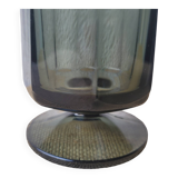 Vase verre fumé