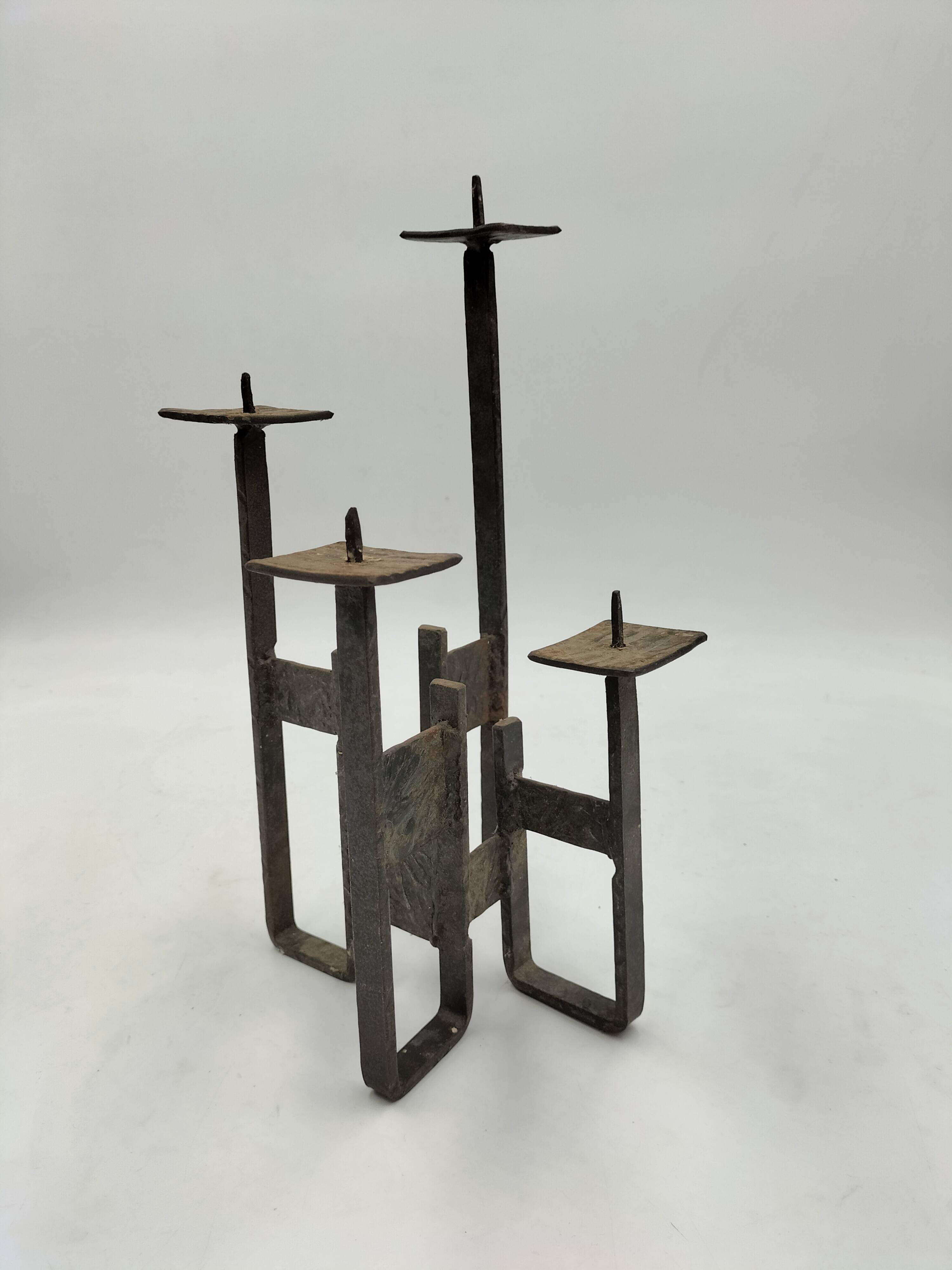 Brutalist candle holder