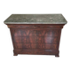 Commode XIXe Louis Philippe marbre sainte anne et noyer
