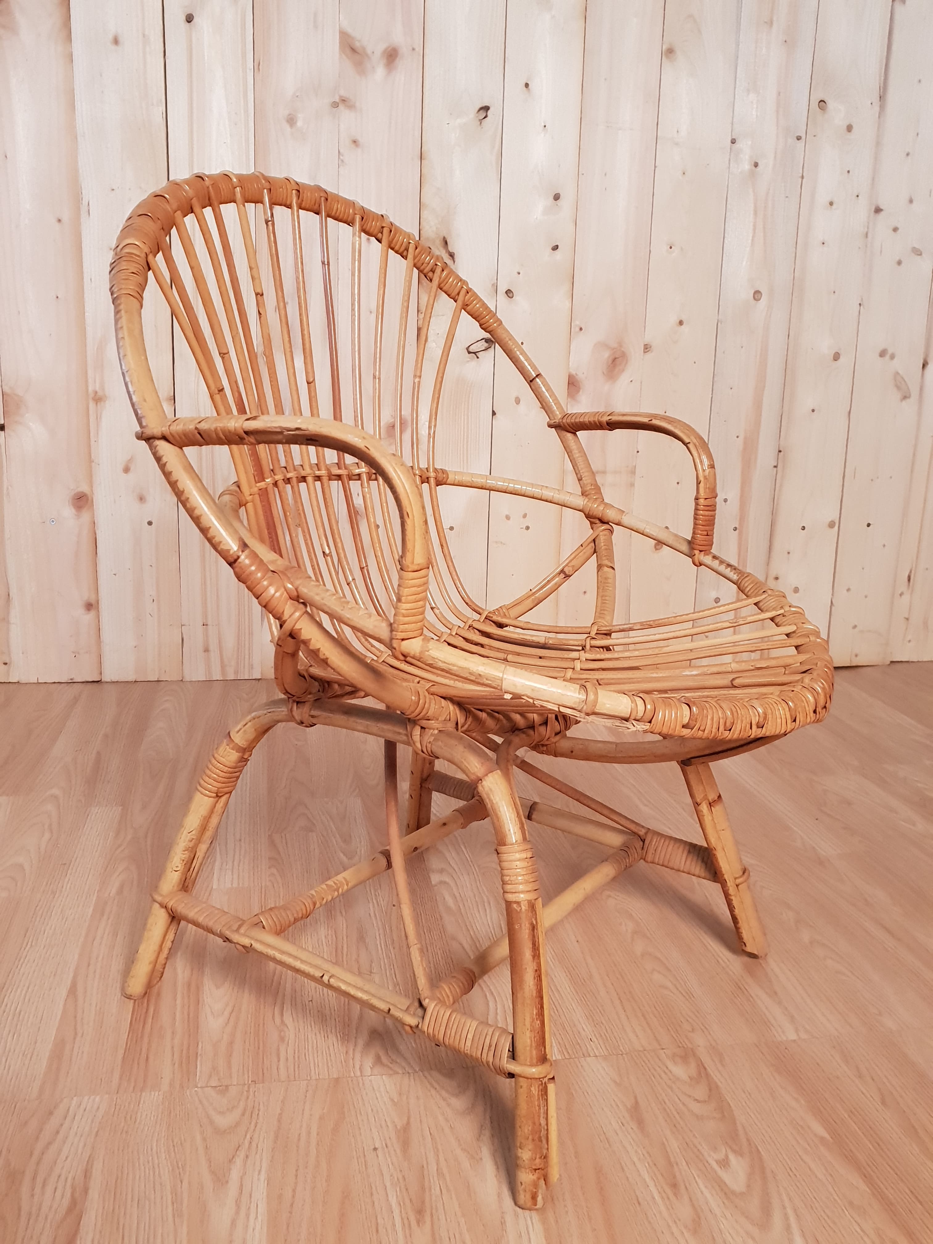 Vintage rattan chair