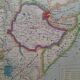 A geographical map from Atlas Quillet year 1925 map: North-East Africa Nile delta