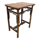 Table d'Appoint Bambou & Bois –Art Nouveau Fin XIXe