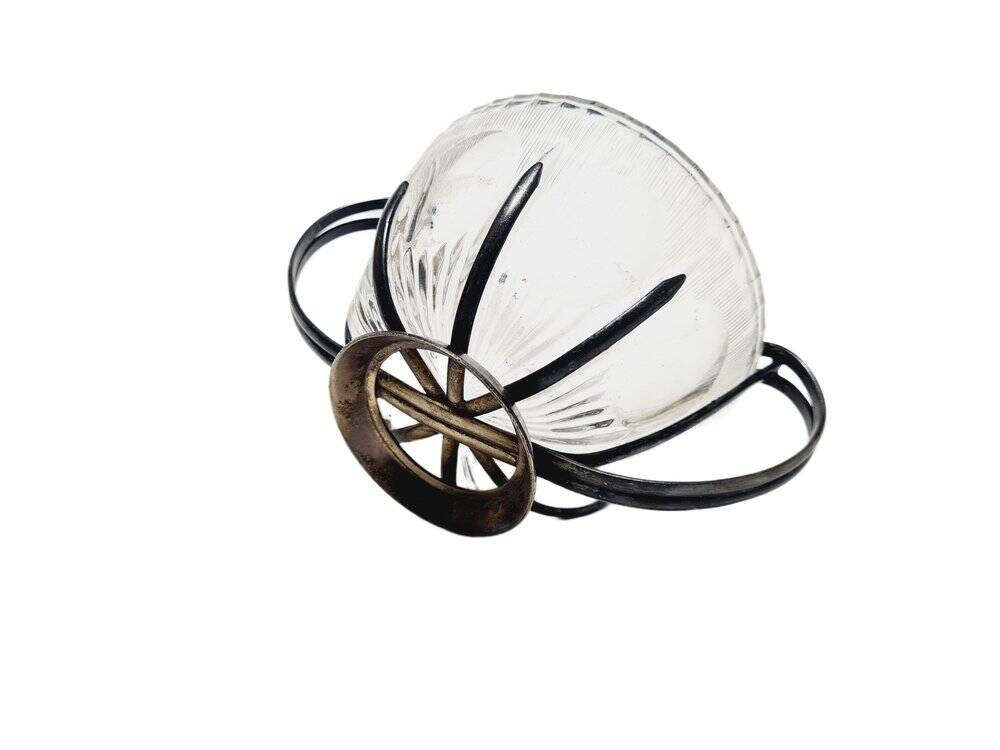 Art Deco sugar bowl from Hefra, Poland, 1970s