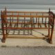 Antique solid walnut cradle