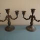Pair of candlesticks gada vintage deco candlesticks
