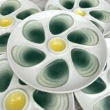 Assiettes à huitres salins France années 60