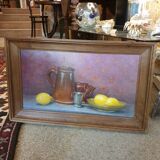 Nature morte huile sur toile