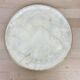 Round mother-of-pearl gold metal tray