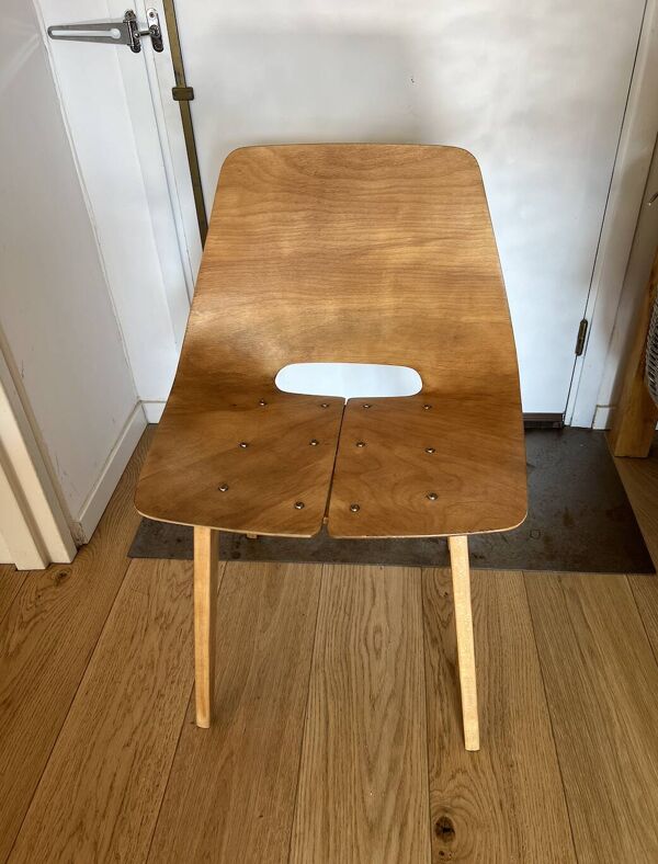 Chaise Tonneau par Pierre Guariche pour Steiner, 1950s