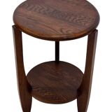 Art Deco Side Table Plant Table Oak 1950s Design