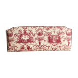 Toile Jouy fabric bedhead