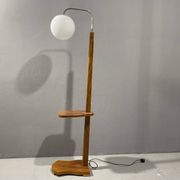 Lampe de sol art déco, années 1930, Tchécoslovaquie