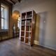Vintage wooden bookshelf/storage unit.