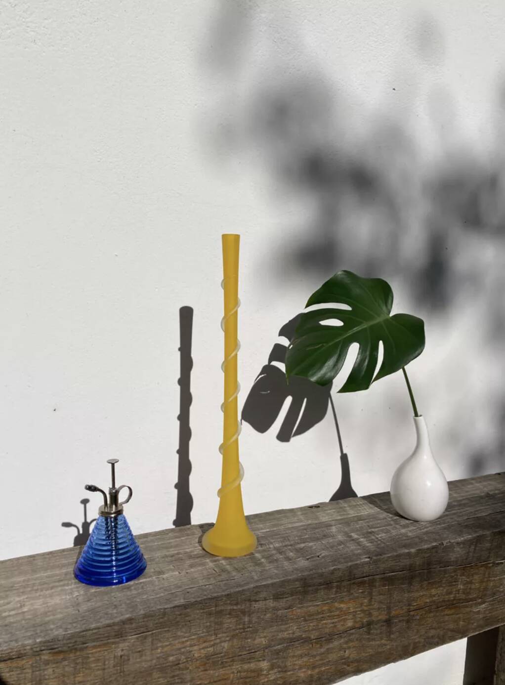 Murano glass soliflore vase 1980