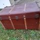 Old mail trunk in zinc