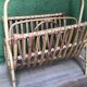 Rattan magazine rack