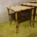 Bamboo trundle table