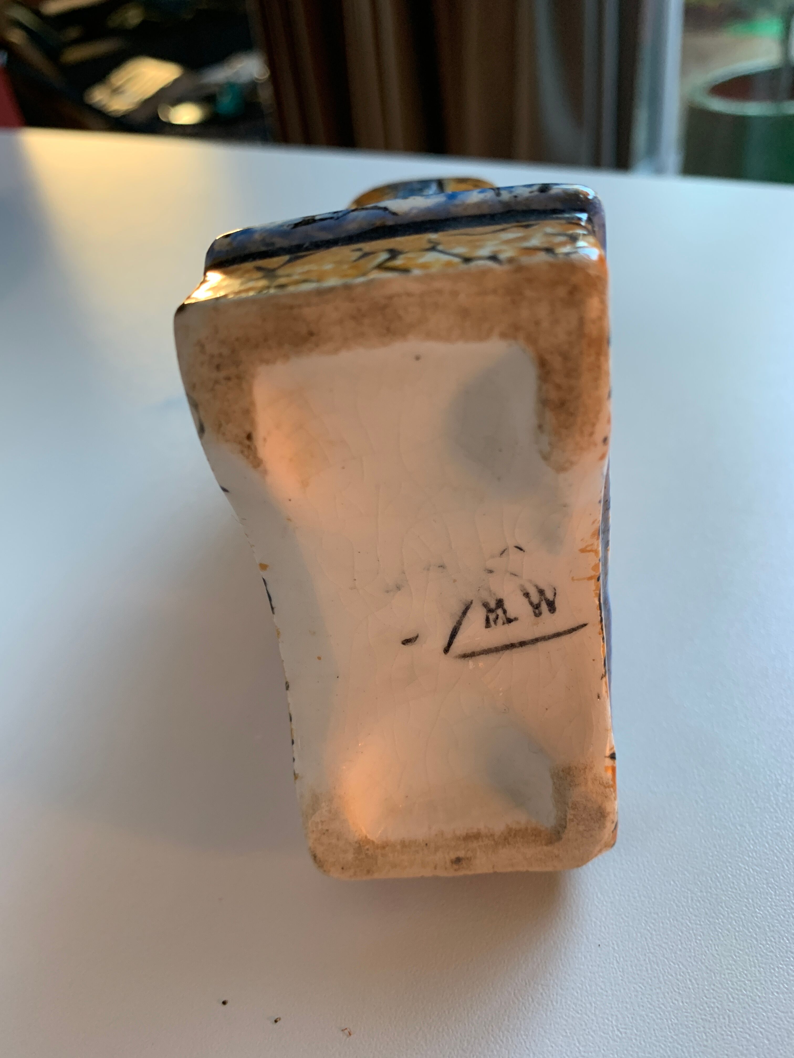 Small art deco ceramic vase