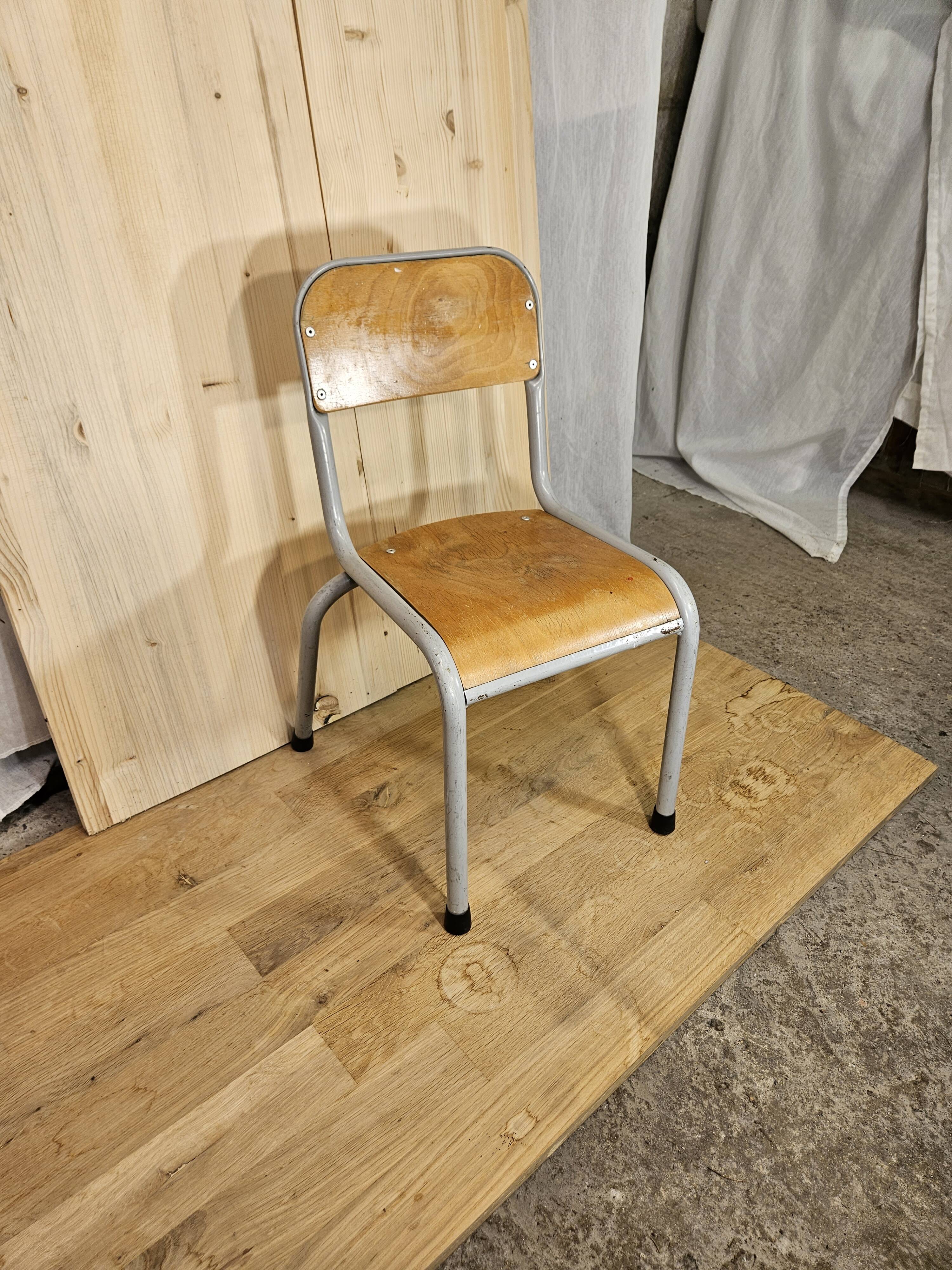 Chaise écolier/ chaise enfant 1970